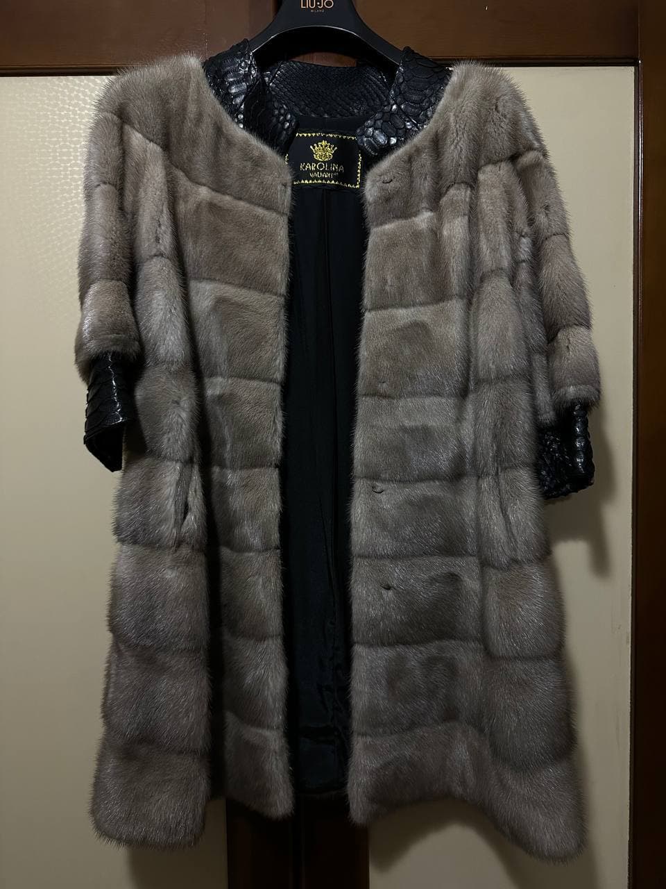 стриженная норка шуба, фото 1