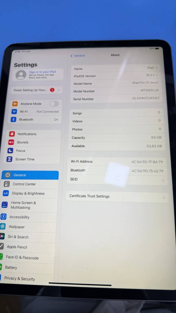IPad Pro 11