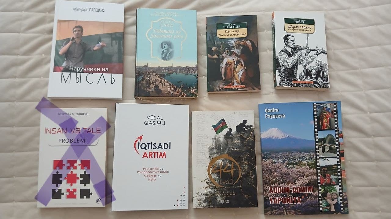 Продаю 7 книг (3 на аз языке, 4 на русском). За все вместе 20 манат,…