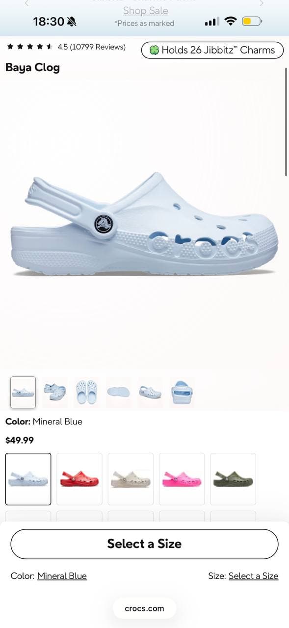 Новые кроксы с американского Crocs 🇺🇸 размер 36-37