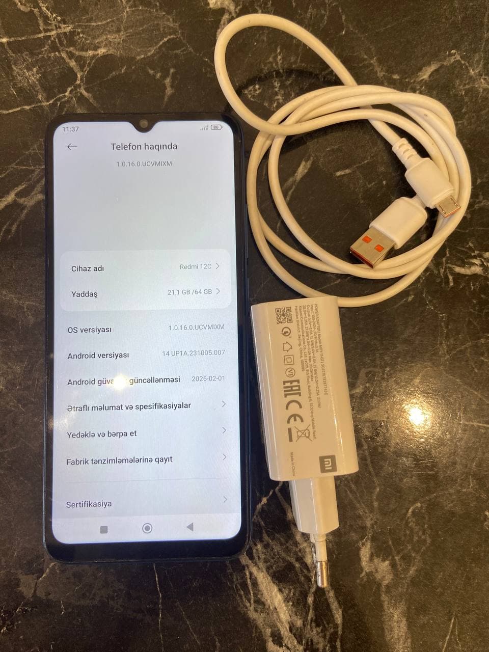 Redmi 12C — 64GB • Vəziyyəti: ideal • RAM: 3 GB İlk sahibiyəm, təmir görməyib Heç bir problemi yoxdu, фото 2