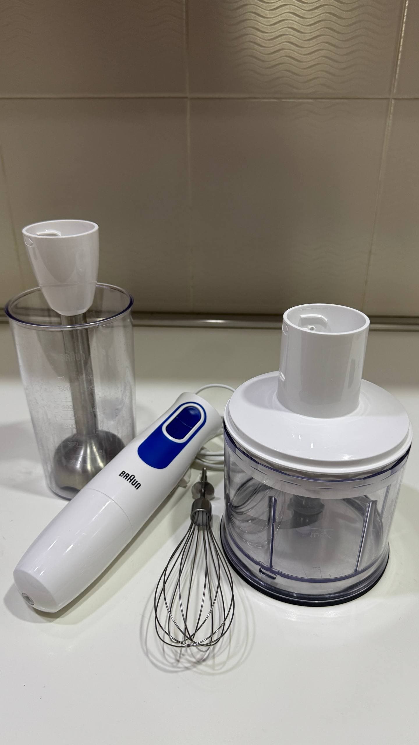 Блендер Braun MultiQuick 3 MQ3025 — полный комплект