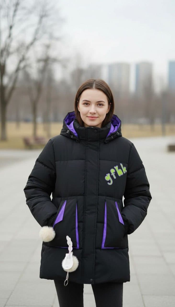 Две новые курки и типа дубленки (1 раз надевалась) на девочек-девушек до 18-19 лет. , фото 1