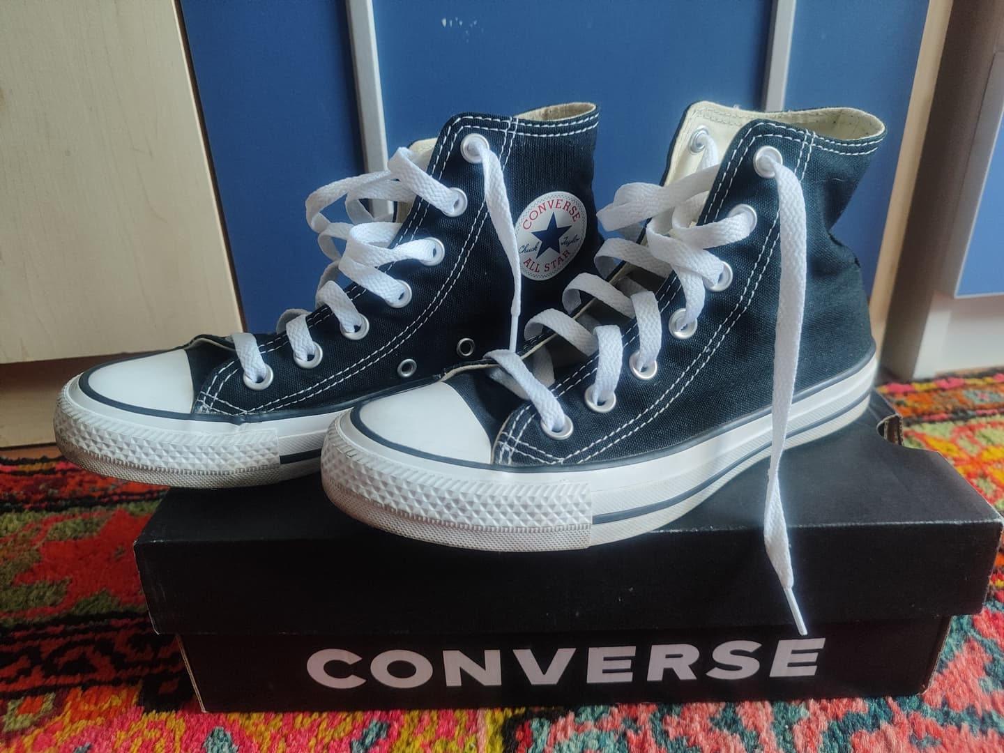 Кеды converse chuck taylor оригинальные черные высокие, носились…