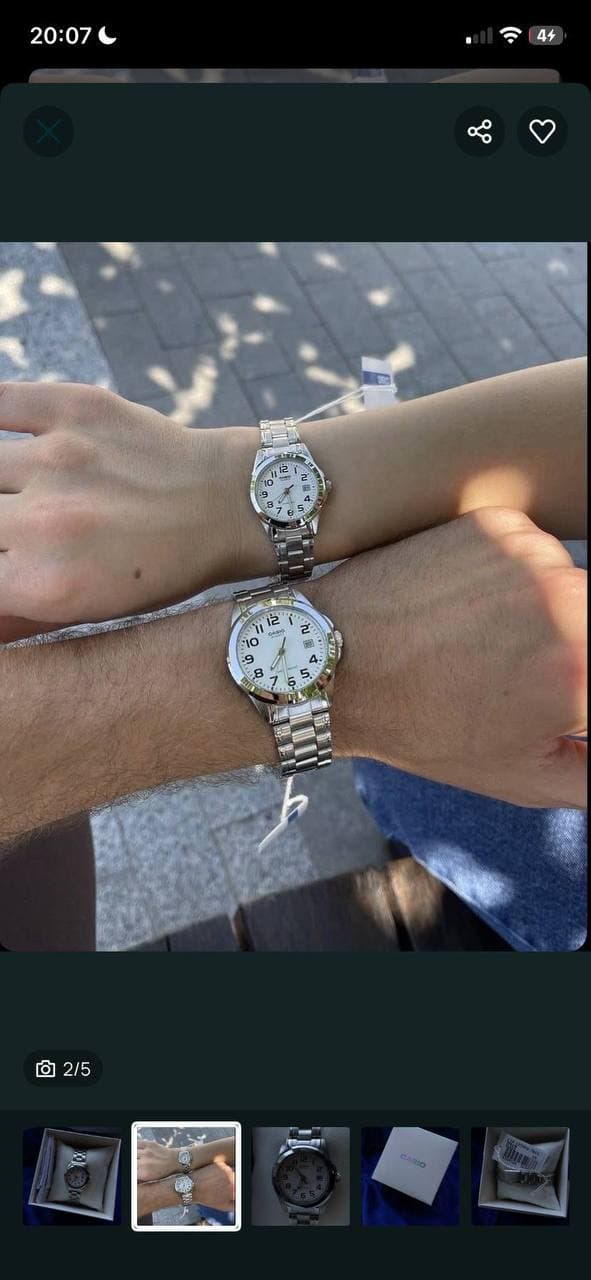 продаются парные ориг Casio только тем кто живет в Украине доставка…