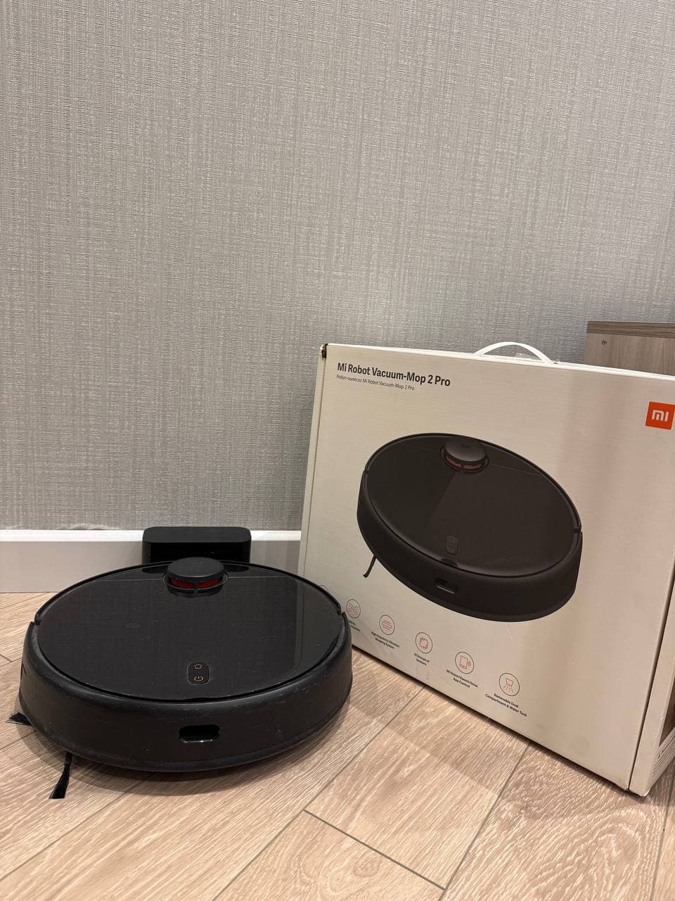Робот-пылесос XIAOMI Mi Robot Vacuum-Mop 2 Pro Black