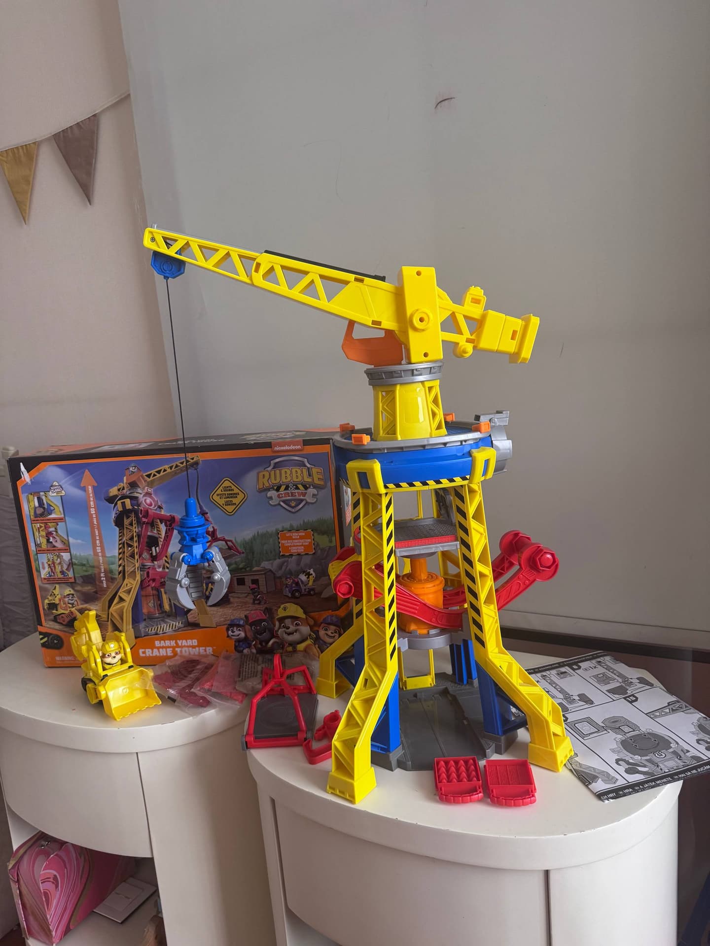 PAW Patrol Rubble & Crew – Строительная башня с краном и фигуркой Крепыша Покупали в магазине The En, фото 1