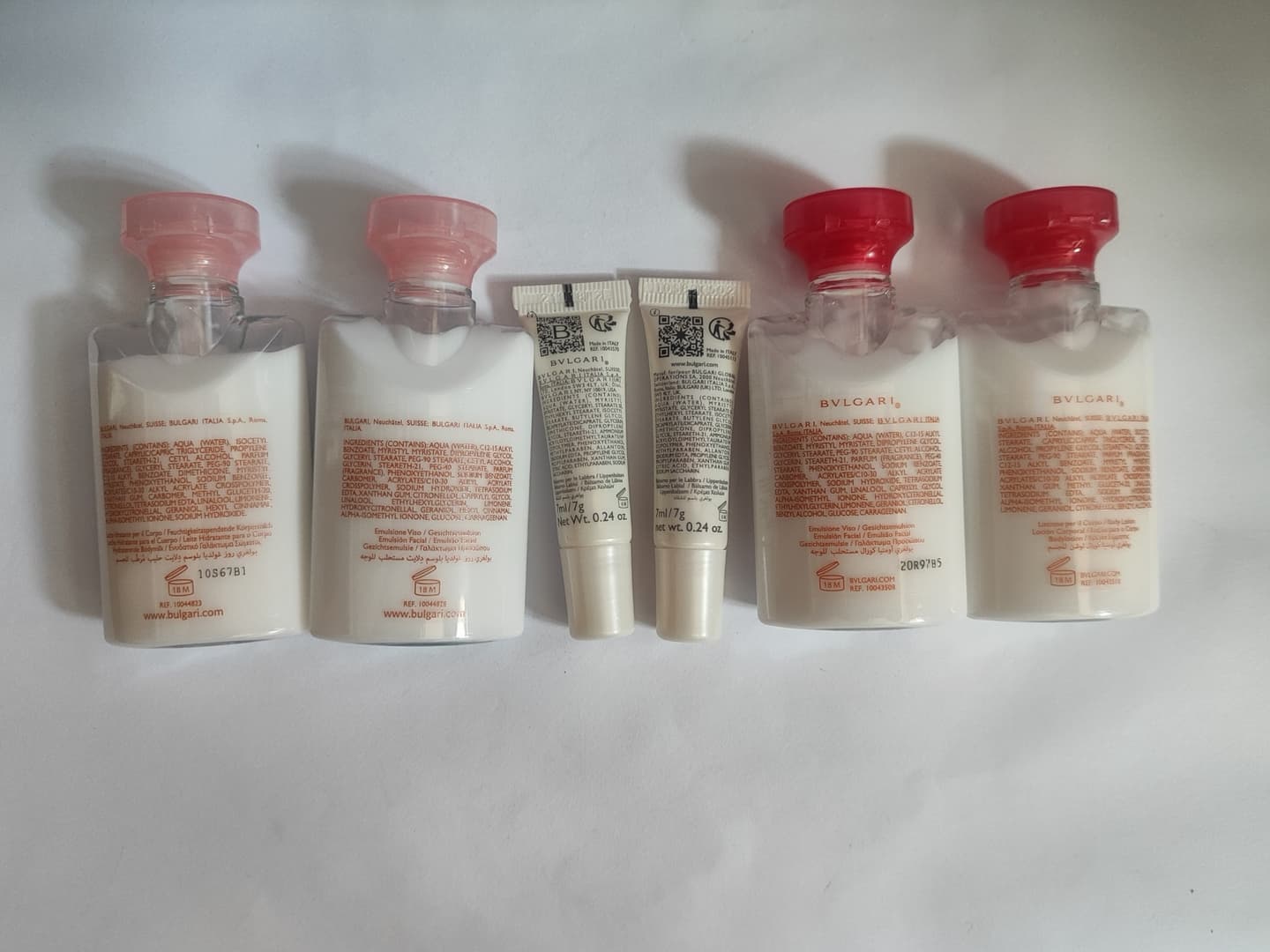 Bulgari body milk 40ml + emulsion 40 ml + lip balm 7ml, фото 2