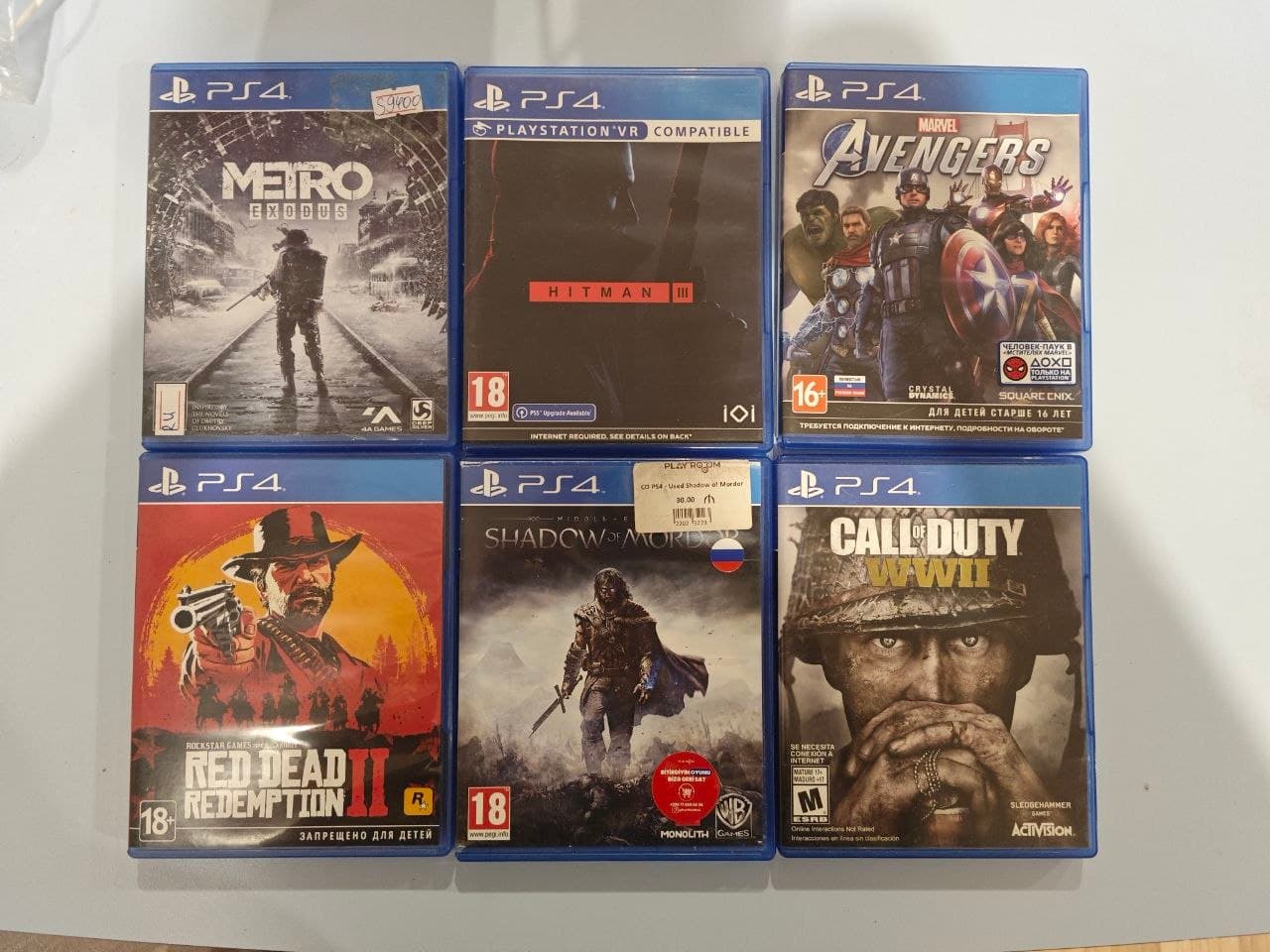 Диски на ps4, продажа или обмен