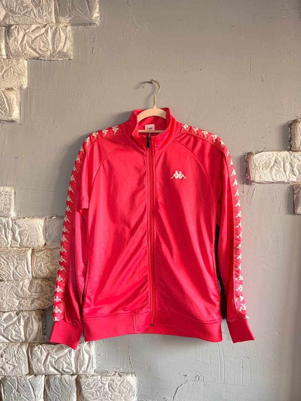 Kappa Pink Full Zip Track Jacket