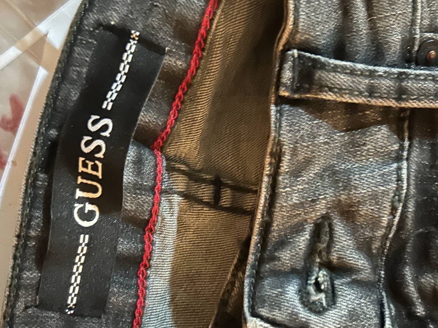 Оригинальные джинсы Guess. Надевались один раз. В идеальном состоянии. Самовывоз с центра города. Ра, фото 3